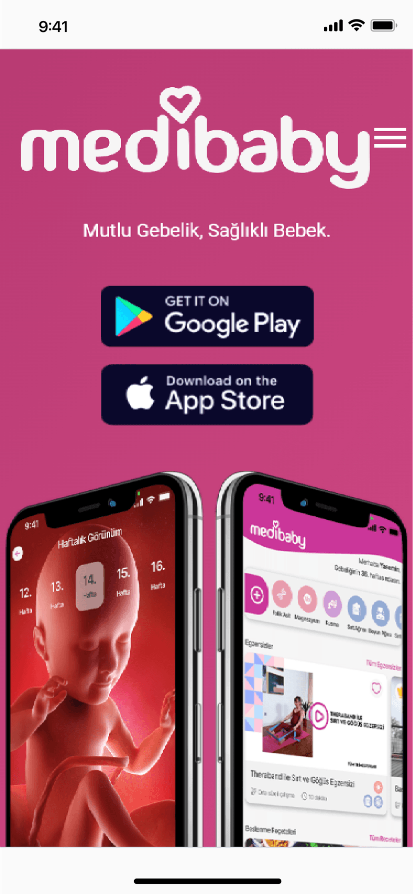 Medibaby Mobil Uygulaması